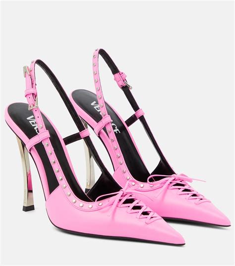 versace slingback pumps